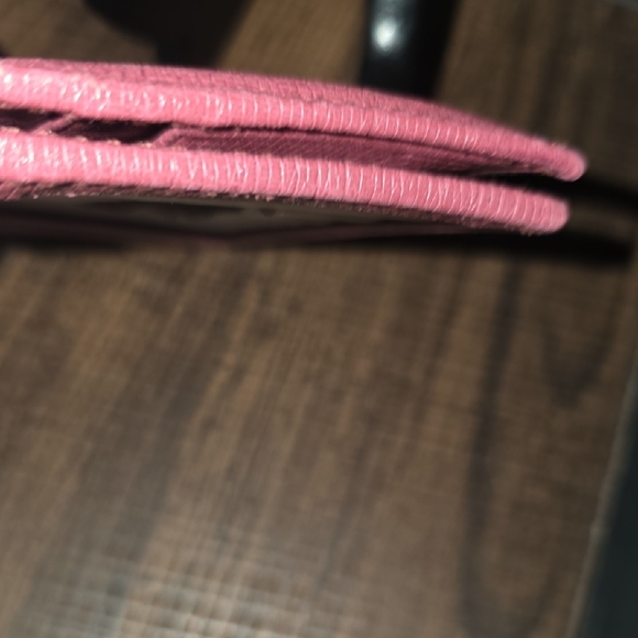 Gucci Rosso Ancora red and pink card/id Bifold Holder - Picture 8 of 12